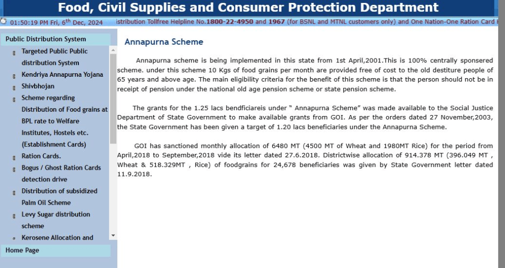 Mukhyamantri Annapurna Yojana Maharashtra Application Process